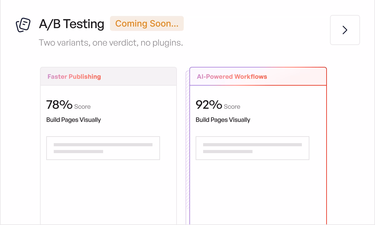 A/B Testing preview