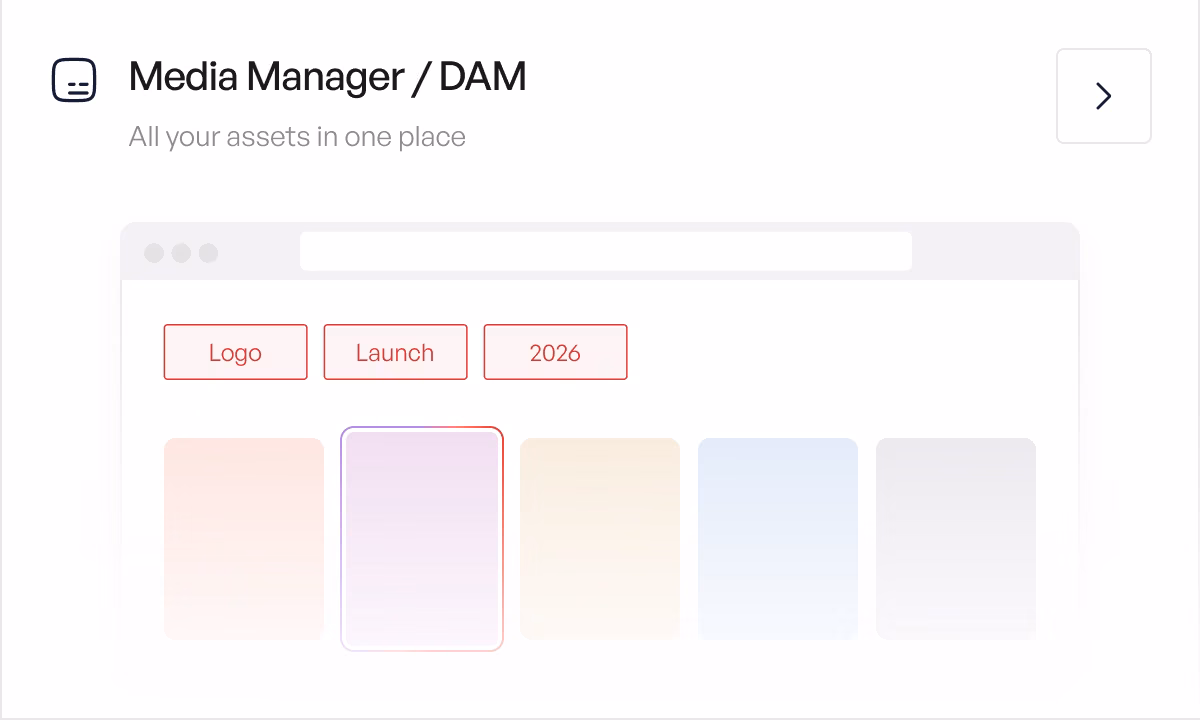 Media Manager / DAM preview